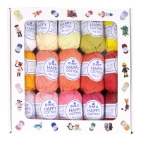 Paquet de 30 pelotes de Happy Cotton 20 gr - DMC