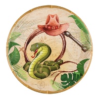 Assiettes d'explorateur de 22,5 cm - 10 unités
