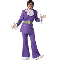 Costume lilas années 70 pour homme