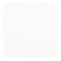 Tapis de douche antidérapant en caoutchouc blanc 53 x 52,5 cm