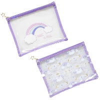 Trousse de toilette Licornes 28 x 21 cm - 1 unité