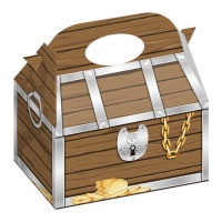 Boîtes en carton pour coffres de pirates - 12 pcs.