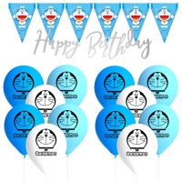 Pack de décoration de fête Doraemon - 18 pièces