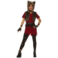 Costume de loup avec capuche pour femmes