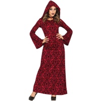 Costume rouge de style gothique pour femmes