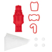 Kit de découpe pour poupée Casse-Noisette avec buses et poche à douille - Wilton - 12 pièces