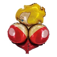 80 cm blonde seins ballon