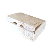 Boîte à biscuits avec lettres 20,2 x 15,7 x 6 cm - Pastkolor