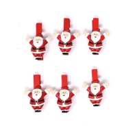 Pince à épiler Père Noël - 6 pièces