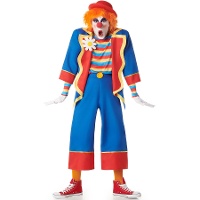 Costume de clown multicolore pour homme