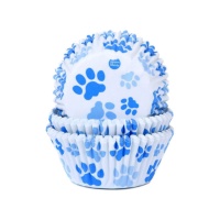 Capsules pour cupcake à l'empreinte du chien bleu - Maison de Marie - 50 pcs.