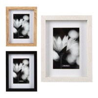 Cadre photo Margarita noir et blanc pour photos 10 x 15 cm - DCasa