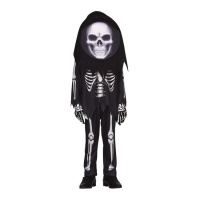 Costume de squelette à grosse tête pour enfants