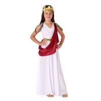 Costume d'impératrice romaine pour les filles
