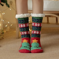 Chaussettes de Noël avec détail en mouton - 1 paire