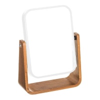 22 x 16 cm miroir grossissant blanc miroir de courtoisie