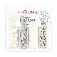 Kit de paillettes assorties Cotton 61 gr - scrapcooking