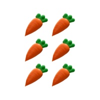 Figurines en sucre de carotte - Dekora - 60 pcs.