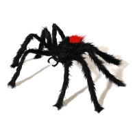 Araignée noire et rouge de 78 cm