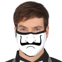 Masque de braqueur de banque réutilisable hygiénique pour adulte