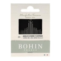 Aiguilles à coudre et à repriser assorties - Bohin - 20 pcs.