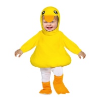 Costume de bébé canard jaune