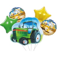 Bouquet Tracteur Vert - 5 unités