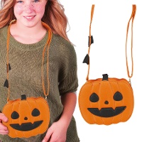 Sac en forme de citrouille de 20 x 18 cm
