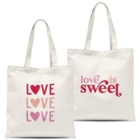 Sac fourre-tout Love - DCasa - 1 pc.