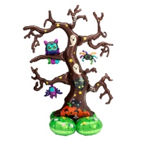 Ballon géant avec base d'arbre d'Hallooween 111 x 157 cm - Anagramme