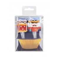 Capsules pour cupcakes Casse-Noisette avec pics - Scrapcooking - 24 pcs.