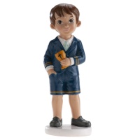 Figurine pour gâteau de Ma Première Communion enfant avec calice 16 cm