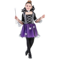 Costume de vampire avec araignées pour filles