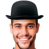 Épingle à chapeau melon noire de luxe - 60 cm