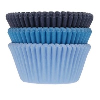 Capsules bleues pour cupcakes - Maison de Marie - 75 pcs.
