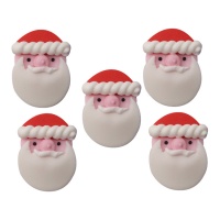 Figurines en sucre du Père Noël - Creative Party - 5 unités