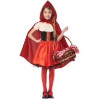 Costume de petit chaperon rouge pour filles