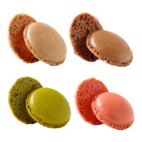 Macarons assortis 3,5 cm - Dekora - 160 unités