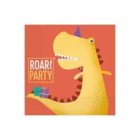 Serviettes de table Dino 16,5 x 16,5 cm - 20 pcs.