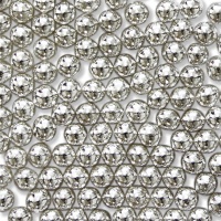 Paillettes de perles argentées 3 mm 25 g - PME