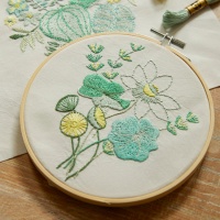 Kit de broderie Duo - Jardin d'eau - DMC