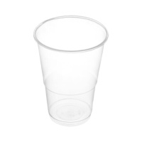 Béchers en plastique transparent de 350 ml - 15 pièces.