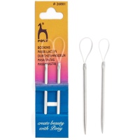 Aiguilles pour boucles de ruban 7,5 cm - Poney - 2 unités