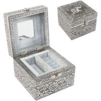 Boîte à bijoux avec 2 niveaux d'argent