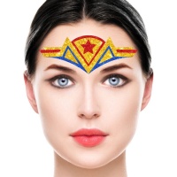 Autocollant pailleté super-héros maquillage