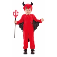 Costume de bébé diable ailé