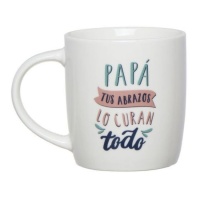 Mug de 350 ml Papa, tes câlins guérissent tout