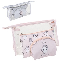 Trousse chats 24 x 15 x 8 cm - 3 unités