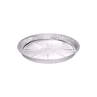 Récipient rond jetable en aluminium 25 x 2,3 cm - 2 pcs.