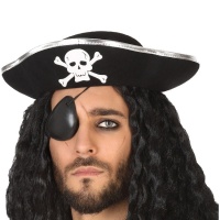 Chapeau de pirate avec crâne croisé